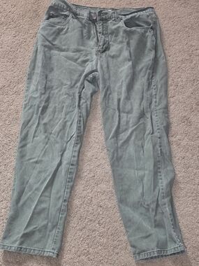 bill blass Olive Green Women’s Boot Cut Jeans